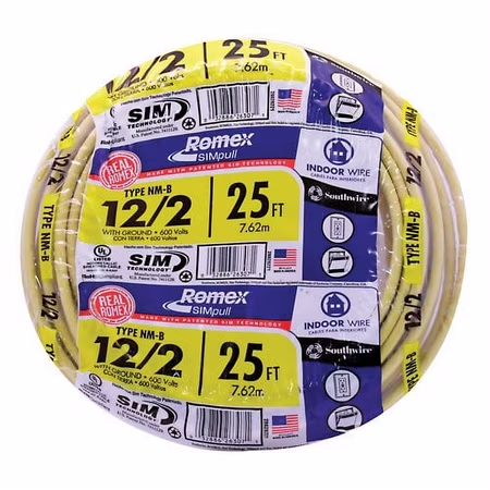 Southwire 25 ft. 12/2 Romex SIMpull NM-B